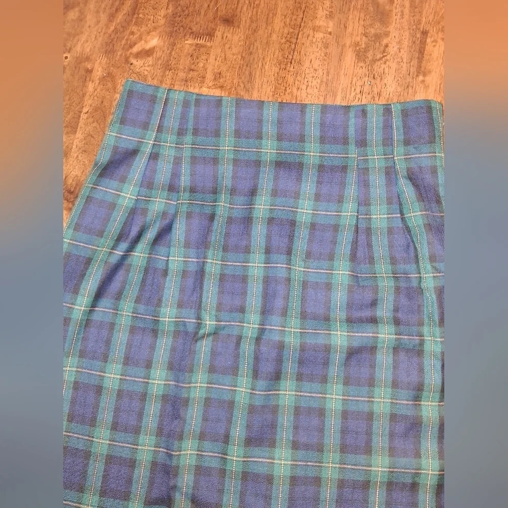 Vintage Tony Garment For CC Magic Midi Skirt Tartan Academia Holiday 14